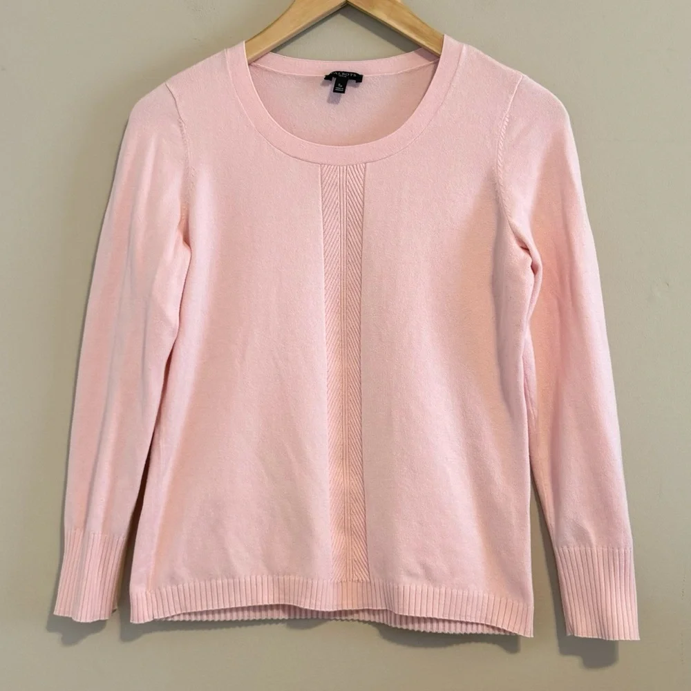 Talbots Blush Pink Sweater SP Small Petite - Picture 4 of 6